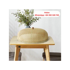 Tamis en bambou naturel tissé à la main, fait à la main, décoratif, pour le pain, les légumes et les fruits, panier de rangement en bambou - Product Image 1