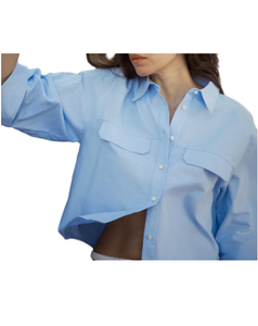 Bon matériel et conception unique Chemise bleu poudre adaptée pour une tenue régulière et de fête disponible à un prix abordable - Product Image 5