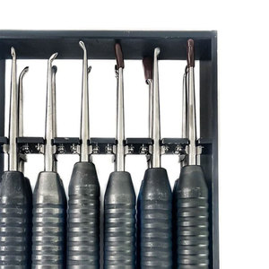 Instrument médical de support de curette pour la stérilisation et le stockage faits d'acier inoxydable pour l'usage répété d'autoclave - Product Image 5