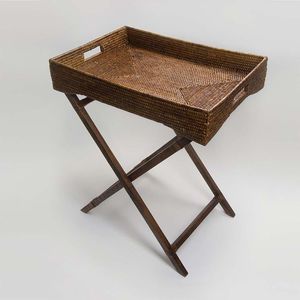 Mesa de mimbre hecha a mano con diseño de lujo para sala de estar, suelo decorativo, aspecto elegante personalizado, mesa auxiliar única al mejor precio - Product Image 1