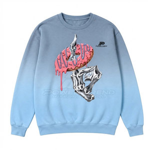 <b>Men</b> DTF Sweatsuit Crew Neck Sweatshirt <b>Cuffed</b> <b>Joggers</b> Regular Fit Two Piece Winter Breathable Lightweight Clothing Set - Product Image 4