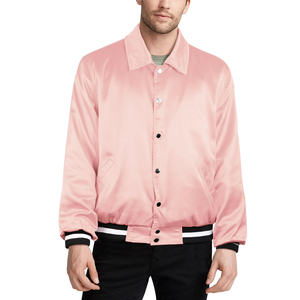 Best High Quality Silk Satin <b>Mens</b> Varsity <b>Jacket</b> Custom Embroidered Satin Varsity <b>Jacket</b> <b>Light</b> Weight Winter Bomber <b>Jackets</b> - Product Image 1