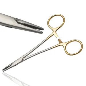 TC Derf Needle Holder ForcepsTungsten Carbide / Needle Holders Derf Needle holder with short jaws