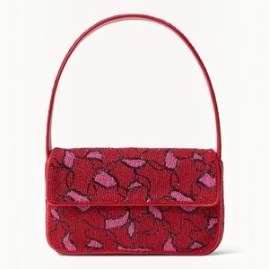 Bolso de Hombro Azul Claro con Cuentas Florales, Bolso de Mano con Diseño de Margaritas Hecho a Mano, Elegante Bolso de Fiesta para Mujer, Bolsos con Cuentas - Product Image 3