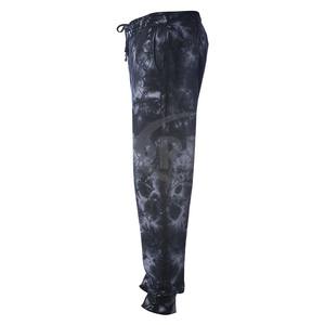 Pantalon de jogging personnalisé pour hommes Pantalon de haute qualité décontracté Tie Dye Taille élastique Cordon de serrage Street Wear Pantalon avec patchs - Product Image 3