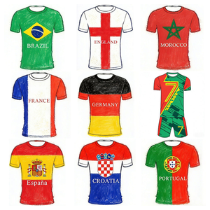 เสื้อฟุตบอลฟุตบอลโลก 2026 สำหรับผู้ใหญ่ แบบ unisex ชุดกีฬา แห้งเร็ว ระบายอากาศได้ดี น้ำหนักเบา เป็นมิตรกับสิ่งแวดล้อม แขนสั้น - Product Image 1