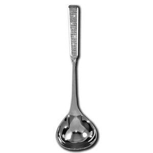 Nouvellement concevoir les meilleures fournitures indiennes taille personnalisée et Logo ensemble d'ustensiles de service en forme de fleur d'argent avec motif en relief - Product Image 6