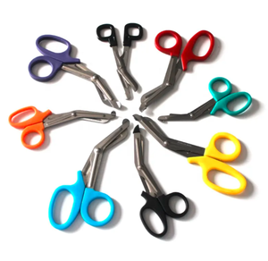 ด้ามจับพลาสติกสีเหลืองและสีเขียวสแตนเลสยูทิลิตี้แหล่งจ่ายไฟแบบแมนนวลสำหรับพยาบาลและการตัดผ้าพันแผล - Product Image 1