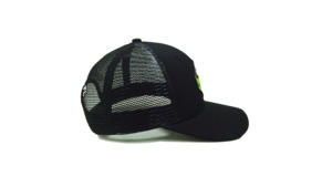 Gorra de camionero de malla negra de diseño ajustable y color, estilo ligero y transpirable para adultos, fabricada en Vietnam - Product Image 3