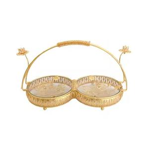 Industria Tendencia Metal Chocolate Bandeja Cupcake Bandeja Segmento Plato Bandejas decorativas para restaurante - Product Image 6