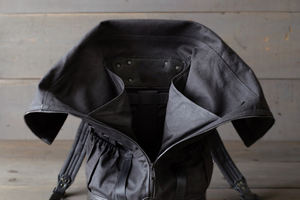 Sac à dos de luxe en cuir et toile, décontracté, pour voyage, école, ordinateur portable, utilisation quotidienne en extérieur, écologique, grande capacité LCBP-0032 - Product Image 5