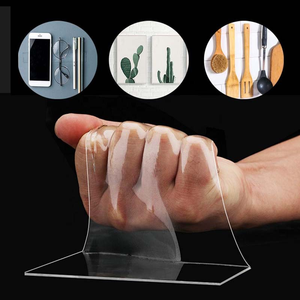 Cinta Transparente Impermeable Personalizada Doble Cara Pegajosa Lavable Pegajosa Reutilizable Hoja Adhesiva Acrílico Nano Cinta - Product Image 3