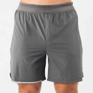 Shorts d'entraînement décontractés de haute qualité, respirants, écologiques, taille élastique, vente chaude, style urbain, motif uni - Product Image 1