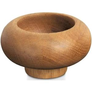 Grand bol à mélanger en bois naturel de haute qualité avec une forme unique pour la cuisine, la pâtisserie, la préparation de salades et le service en cuisine - Product Image 4