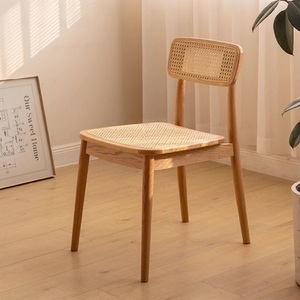Chaise en rotin tissée à la main, meubles de salon écologiques en bambou et en rotin - Product Image 3