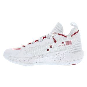 Zapatillas Unisex Adidas Sm Dame 7 Extply Color: Blanco/Rojo 100% Auténticas - Product Image 4