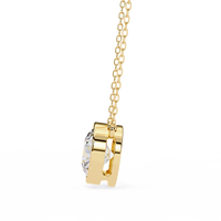 Colgante de Oro de 18K con Impresionante Diamante Cultivado en Laboratorio, Colgantes y Dijes de Diamantes Premium