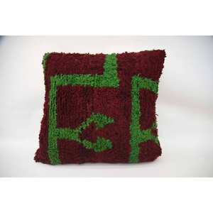 Tapis carré Kilim Granny en laine multicolore Tapis tissé à motifs vintage de 24x24 pouces - Product Image 1