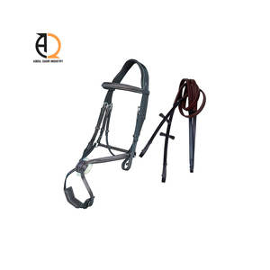 High Quality Nylon Halter Braided Horse <b>Lead</b> <b>Rope</b> Leather End Fastening <b>Lead</b> <b>Rope</b> For Sale - Product Image 5