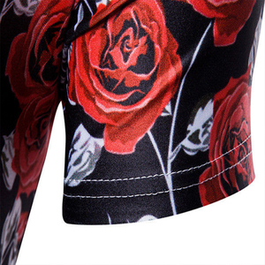 Camiseta de hombre de alta calidad ligera 100% algodón antiarrugas transpirable sublimación impresa ajuste suelto - Product Image 5