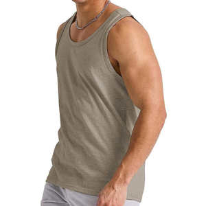 Débardeurs d'entraînement personnalisés en gros, fabricant OEM, fournisseur, gilet sans manches en coton, marque privée, production en vrac - Product Image 6