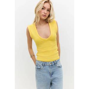 ชุดบอดี้สูทผ้าฝ้าย 100% สำหรับผู้หญิง ชุดชั้นในแบบไม่มีแขนความยาวปานกลาง สวมใส่สบาย - Product Image 1