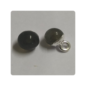 Perle d'amazonite de 6mm avec des connecteurs de pierres précieuses de lunette de boucle d'argent 925 et des breloques de pierres précieuses Connecteur de charme d'amazonite - Product Image 5