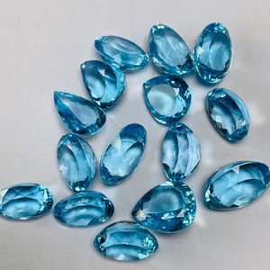 พลอยบลูโทแพซธรรมชาติ คัตติ้งแบบผสม คุณภาพระดับ AAA พร้อมความเงางามและสีสันสวยงาม เหมาะสำหรับการขัดและตกแต่งอย่างสมบูรณ์แบบ - Product Image 2