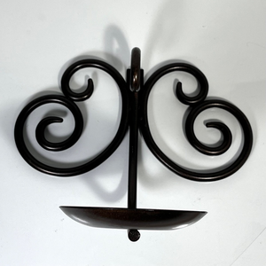 Portavelas de Metal negro de fabricante, gran oferta, candelabro de pared de lujo para granja montado en la pared - Product Image 6