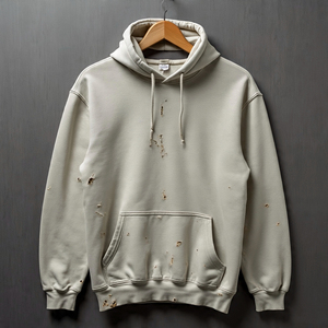 เสื้อฮู้ดดี้ทรงบ็อกซี่ขนาดใหญ่พิเศษสำหรับผู้ชาย ผ้าฝ้าย 100% หนานุ่ม อุ่นสบายสำหรับฤดูหนาว ไม่เป็นขุย น้ำหนัก 430 กรัม - Product Image 4