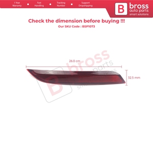 Reflector de Parachoques Trasero Derecho BSP1073 6C0945106B para Polo Vento Derby Classic 2015-2017 - Product Image 6