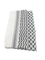 Vente en gros – Nouveauté : Écharpes carrées unisexes en toile respirante et coupe-vent, motif drapeau palestinien Keffiyeh Arafat Hatta 100 % coton