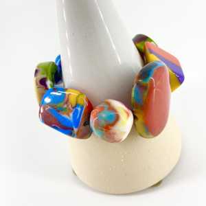 Pulsera de mujer de estilo Vintage personalizada de la mejor calidad, joyería de moda de resina de alta calidad hecha a mano con regalo de perla de diamante India - Product Image 2