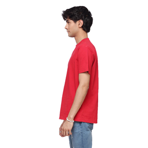 OEM Heavyweight 100% Cotton <b>Men's</b> T-<b>Shirt</b> Drop Shoulder Ringer Fitness Streetwear Plus Size Casual T-<b>Shirt</b> for <b>Men</b> - Product Image 3