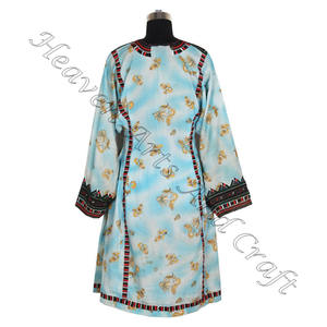 Vintage noir Afghani Balochi robe à la main afghane/irani/balochi/pakistanais/indien BDR012 femmes portent le meilleur design robe Vintage - Product Image 4