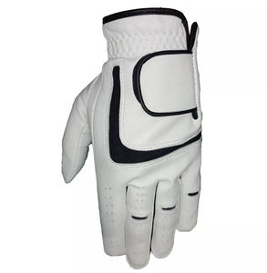 Gant de golf en cuir Cabretta de qualité supérieure pour hommes, respirant pour les sports d'hiver, main droite, blanc, pour les golfeurs gauchers - Product Image 1