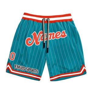 Pantalones Cortos Bordados Personalizados de Calidad de Fabricante al por Mayor con Logotipo en la Parte Delantera, Nuevo Diseño, Solo Pantalones Cortos de Baloncesto - Product Image 1