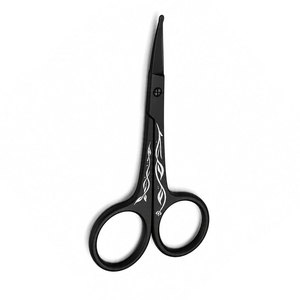 CISEAUX DE BEAUTÉ SHEARS BEAUTY en acier inoxydable noir, ciseaux à sourcils à lame droite et aiguisée, manche en céramique, pour droitiers, outil de beauté et de toilettage - Product Image 1