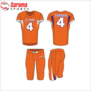 Uniforme de fútbol americano de hombre personalizado ligero de la mejor calidad en conjuntos impresos de talla grande diseño transpirable - Product Image 1