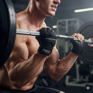 Guantes de Gimnasio de Medio Dedo con Soporte para Muñeca, Transpirables, Unisex, para Levantamiento de Pesas, Diseño Personalizado - Product Image 3