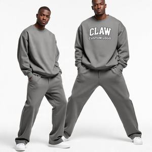 Man's Custom 100% Cotton Oversized Fleece Drop Shoulder French Terry Hoodie <b>Y2k</b> Hip Hop Heavyweight Streetwear <b>Tracksuit</b> - Product Image 4