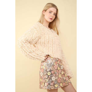 Giacca con Zip Very J Boxy in Maglia di Filato J Shaggy, Stile Unico - Product Image 1