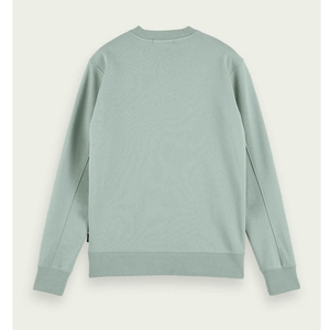 เสื้อสเวตเชิ้ตผู้ชายคอกลมทรงปกติ ผ้าฝ้ายฟลีซ 100% หนา 350 กรัม สำหรับฤดูหนาว กันลม สีพื้น  รับปักลายตามสั่ง พิมพ์ลายสกรีน - Product Image 6