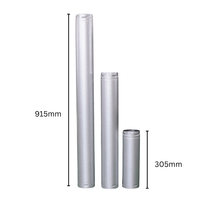 Tuyau de cheminée pour poêle à granulés en acier inoxydable à paroi simple de 3 pouces avec installation facile