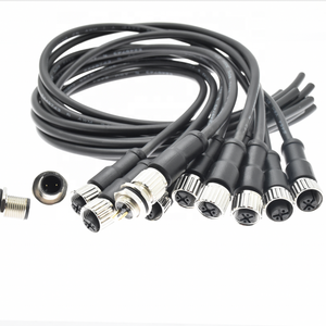 Conector de Panel de Acero Inoxidable M12, 4 Pines, IP65 Impermeable, Receptáculo de Alimentación de Cobre de 5A, Pin Macho de 120V para Soldadura de PCB - Product Image 3
