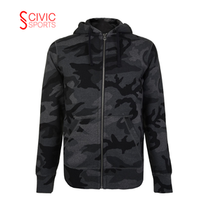 Sudadera con Capucha y Cremallera Personalizada con Logotipo, Sudadera con Cremallera de Primera Calidad para Hombre, Secado Rápido, Transpirable, Forro Polar Ecológico, Tallas Estadounidenses - Product Image 2