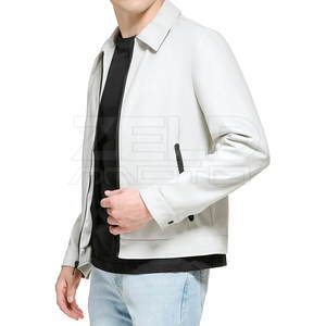 Au meilleur prix Veste en cuir à manches longues Concevez votre propre veste en cuir à la mode Veste en cuir pour hommes de haute qualité - Product Image 2