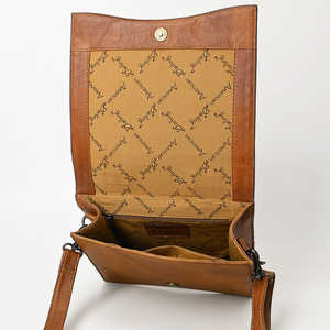 Bolso de Mano de Verano para Mujer, Hecho a Mano, Estilo Bohemio Occidental, Cuero Genuino Vintage, Diseño Floral Tallado, Ligero y de Alta Calidad - Product Image 2