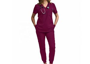 Nuevos Uniformes Médicos Unisex para Personal Hospitalario, Conjuntos de Uniformes Quirúrgicos con Cuello en V, Ropa de Trabajo Cómoda para Enfermeras, Manga Corta, Logotipo Personalizado - Product Image 4