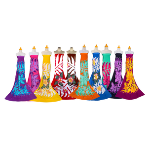 2025 meilleure qualité rayonne sarongs paréo une pièce Floral peint à la main oeuvre originale meilleurs bikinis artisans balinais vêtements de plage - Product Image 1